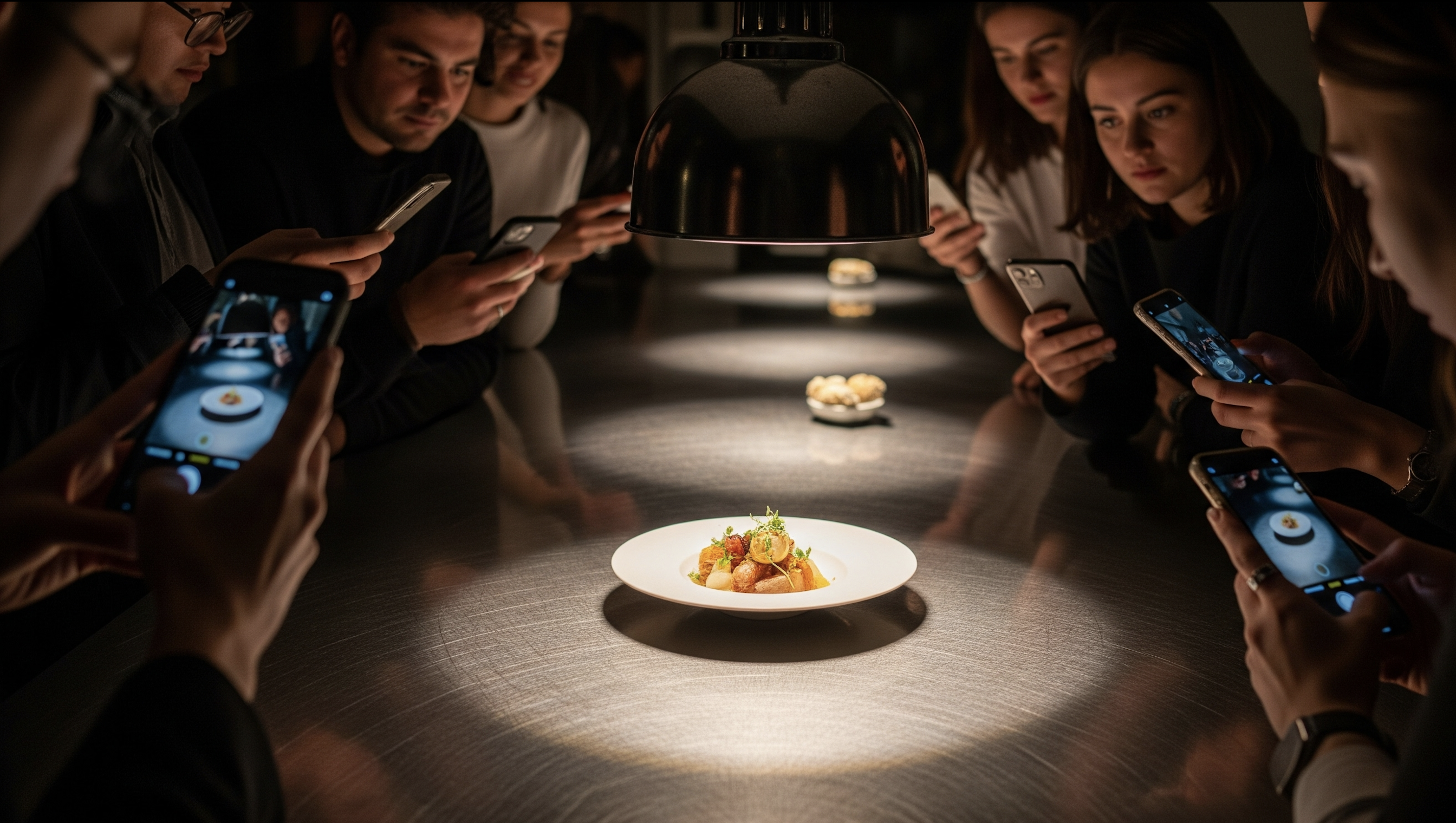 people_shooting_gastronomy_photo_on_cellphone