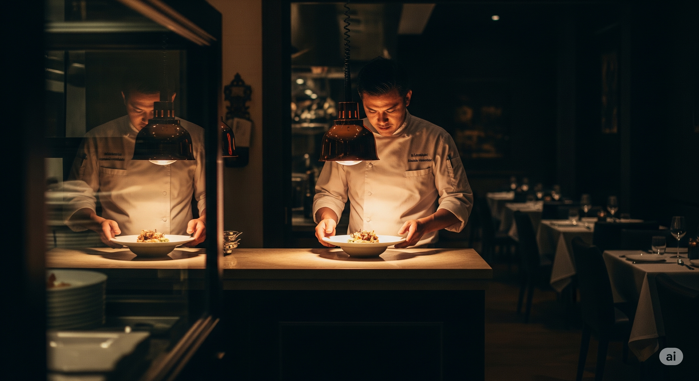 não é qualquer lente que pode contar a minha história - chef no mise en place